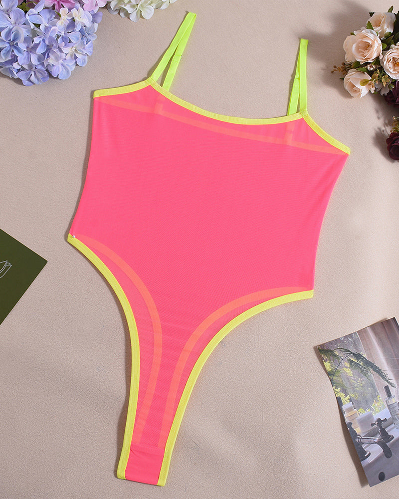 Maison La Veine™ | Body en Mesh Transparent