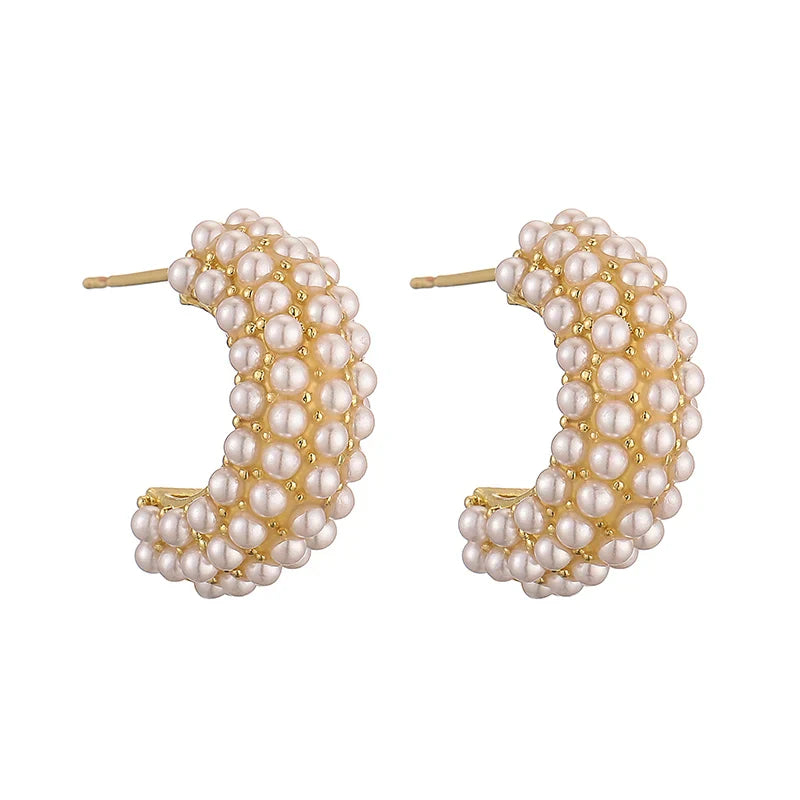 Maison La Veine™ | Boucles Classiques Perle