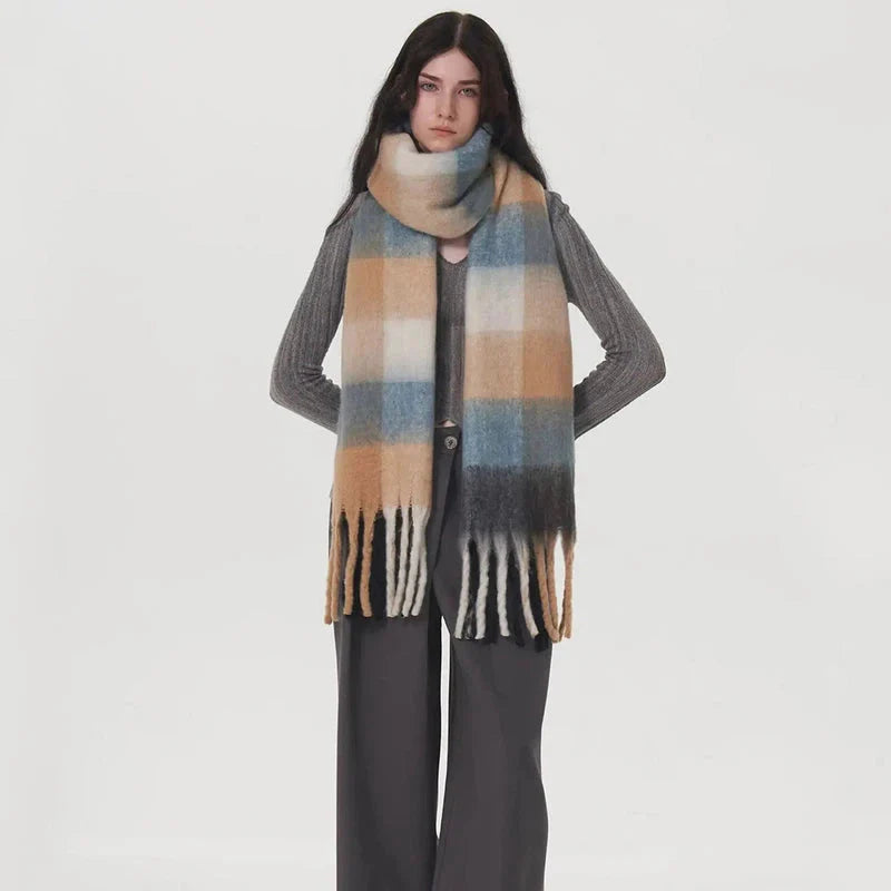 Maison La Veine™ | Echarpe Plaid à Carreaux