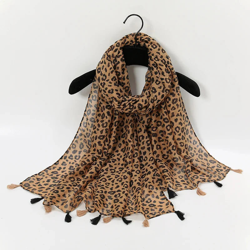 Maison La Veine™ | Chèche Echarpe Léopard