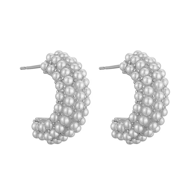 Maison La Veine™ | Boucles Classiques Perle