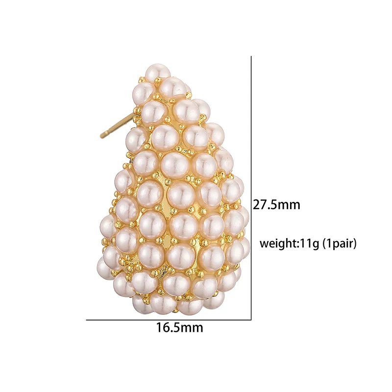 Maison La Veine™ | Boucles Classiques Perle