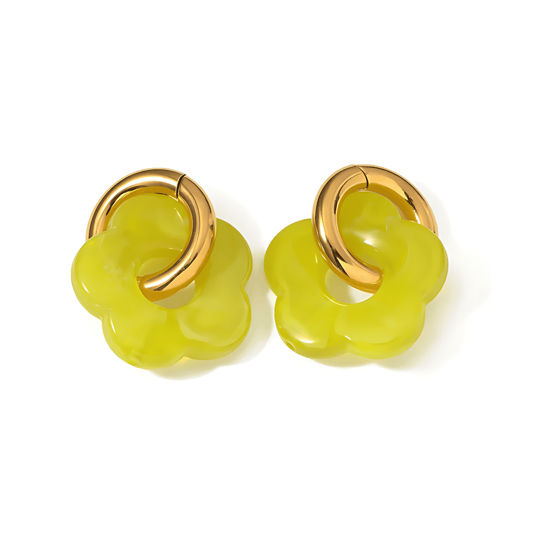 Maison La Veine™ | Boucles d’Oreilles Fleur Tendance