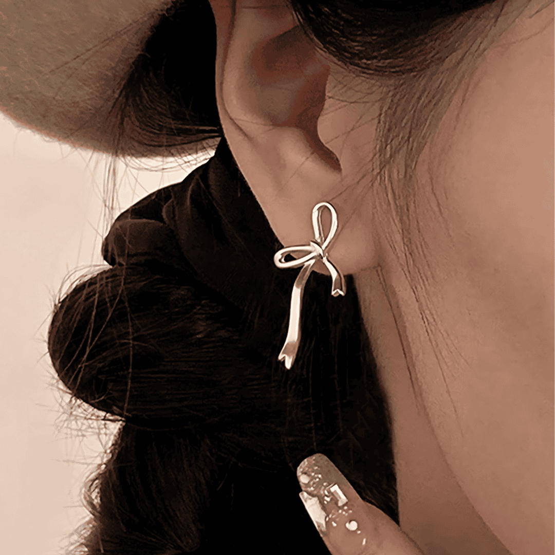 Maison La Veine™ | Boucles d’Oreilles Clous Nœud