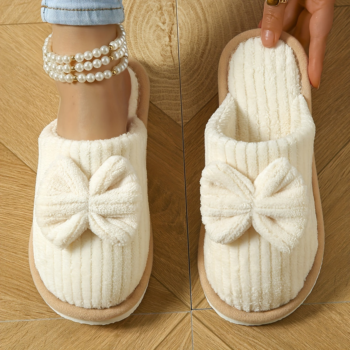 Maison La Veine™ | Chaussons Nœud