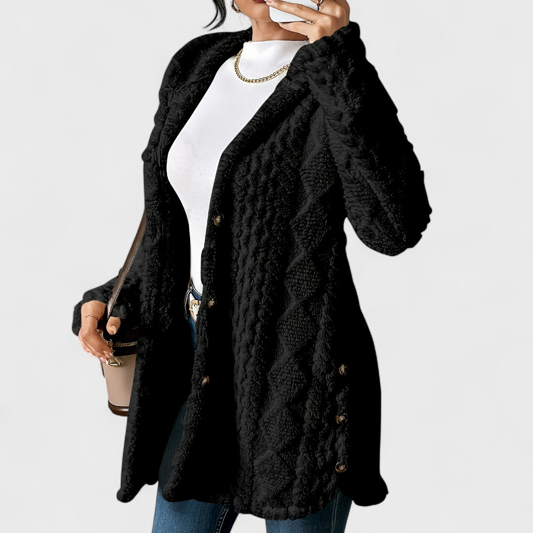 Maison La Veine™ | Cardigan Manteau à Capuche Chic