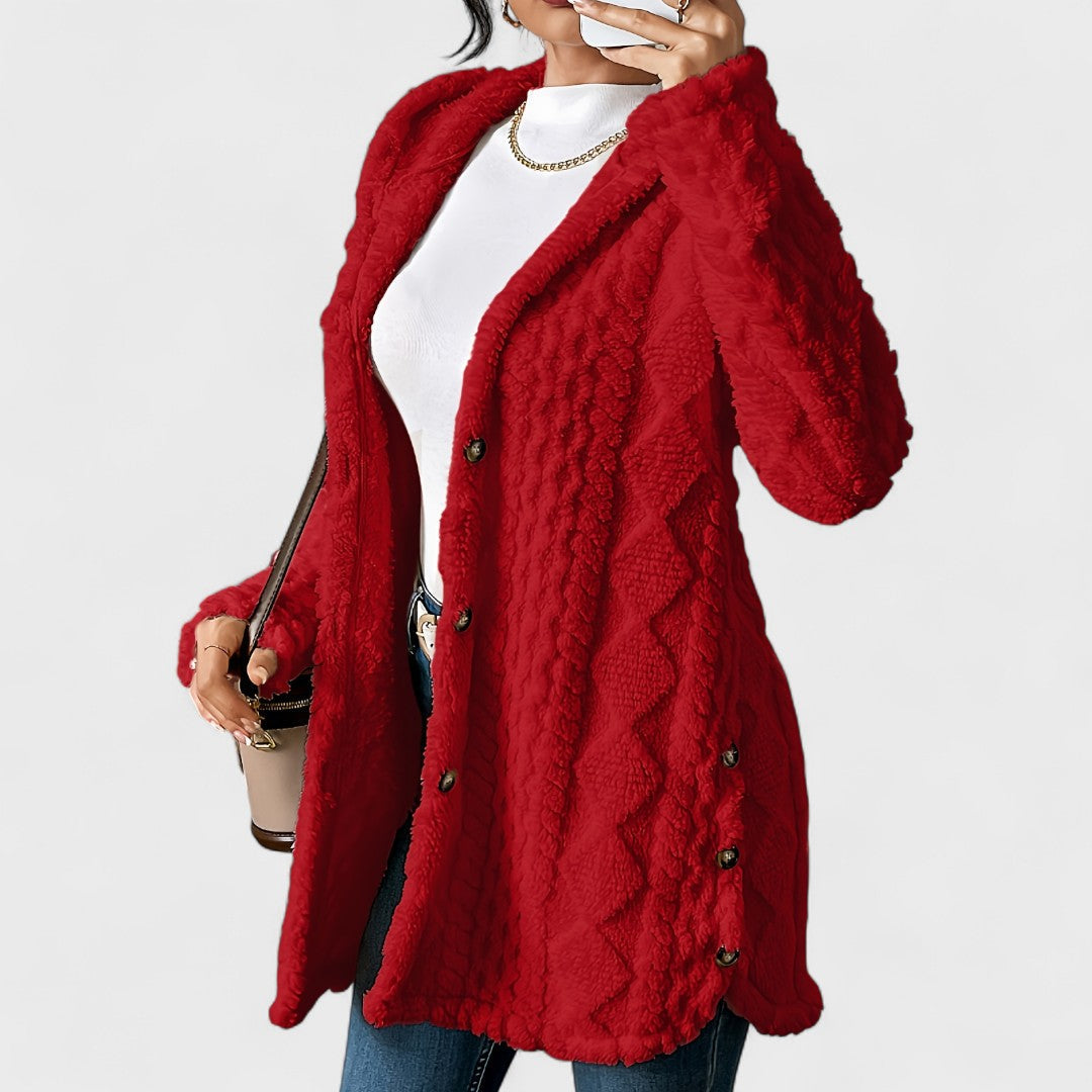 Maison La Veine™ | Cardigan Manteau à Capuche Chic