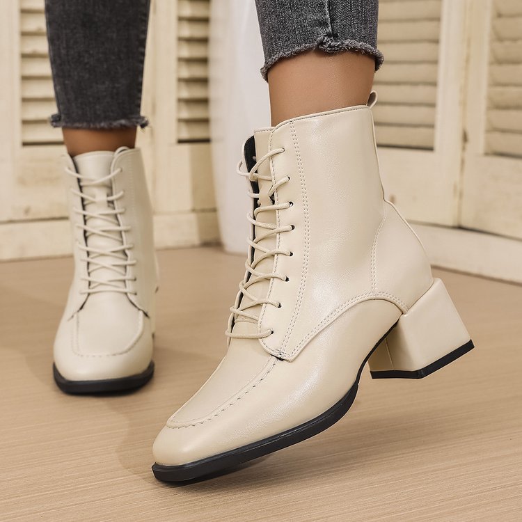 Maison La Veine™ | Bottines Élégantes “Élise” en Cuir Synthétique – Style Chic & Intemporel