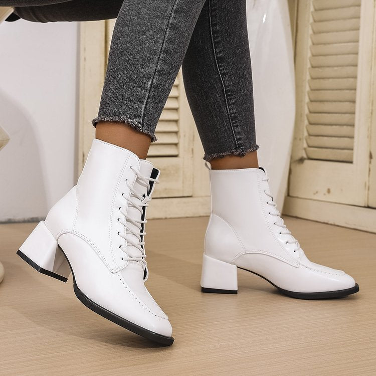 Maison La Veine™ | Bottines Élégantes “Élise” en Cuir Synthétique – Style Chic & Intemporel