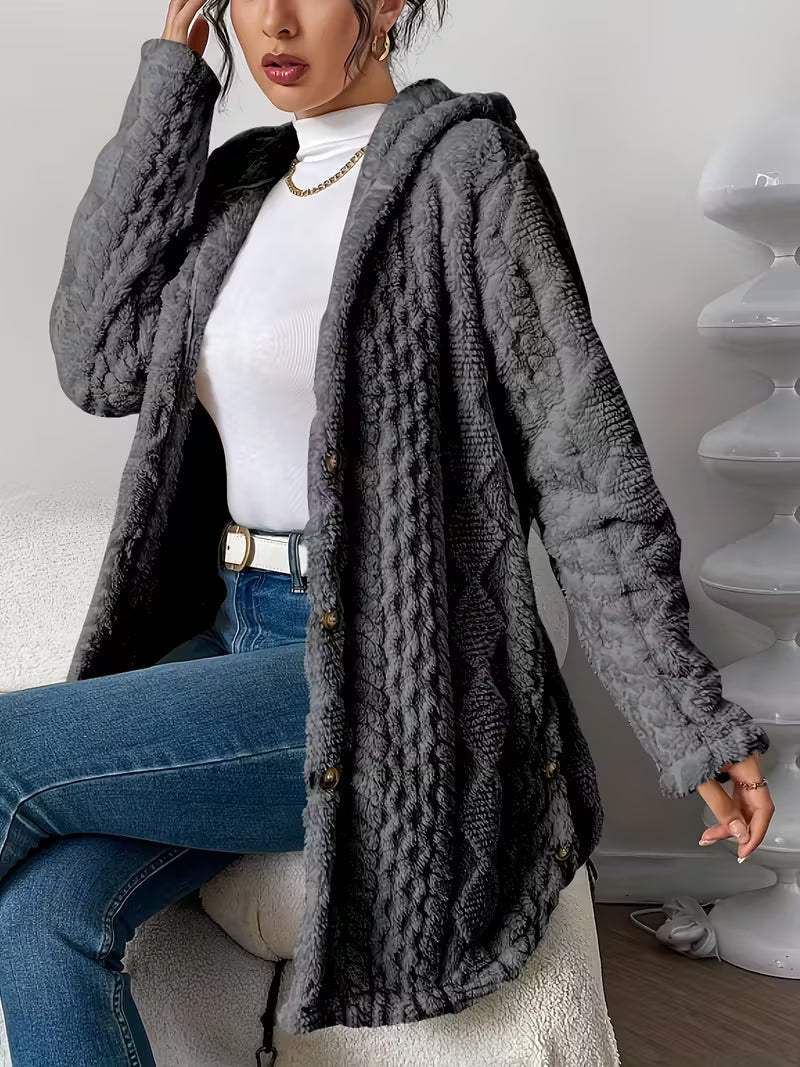 Maison La Veine™ | Cardigan Manteau à Capuche Chic