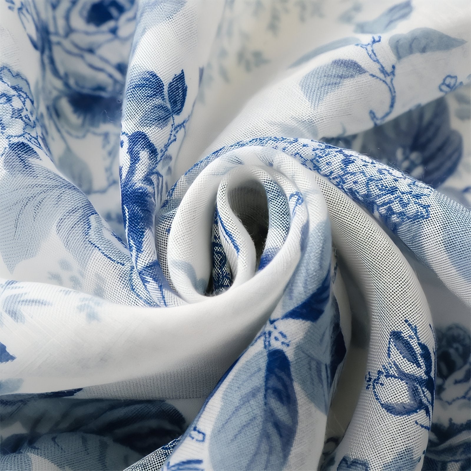 Maison La Veine™ | Chèche Bleu Fleuri
