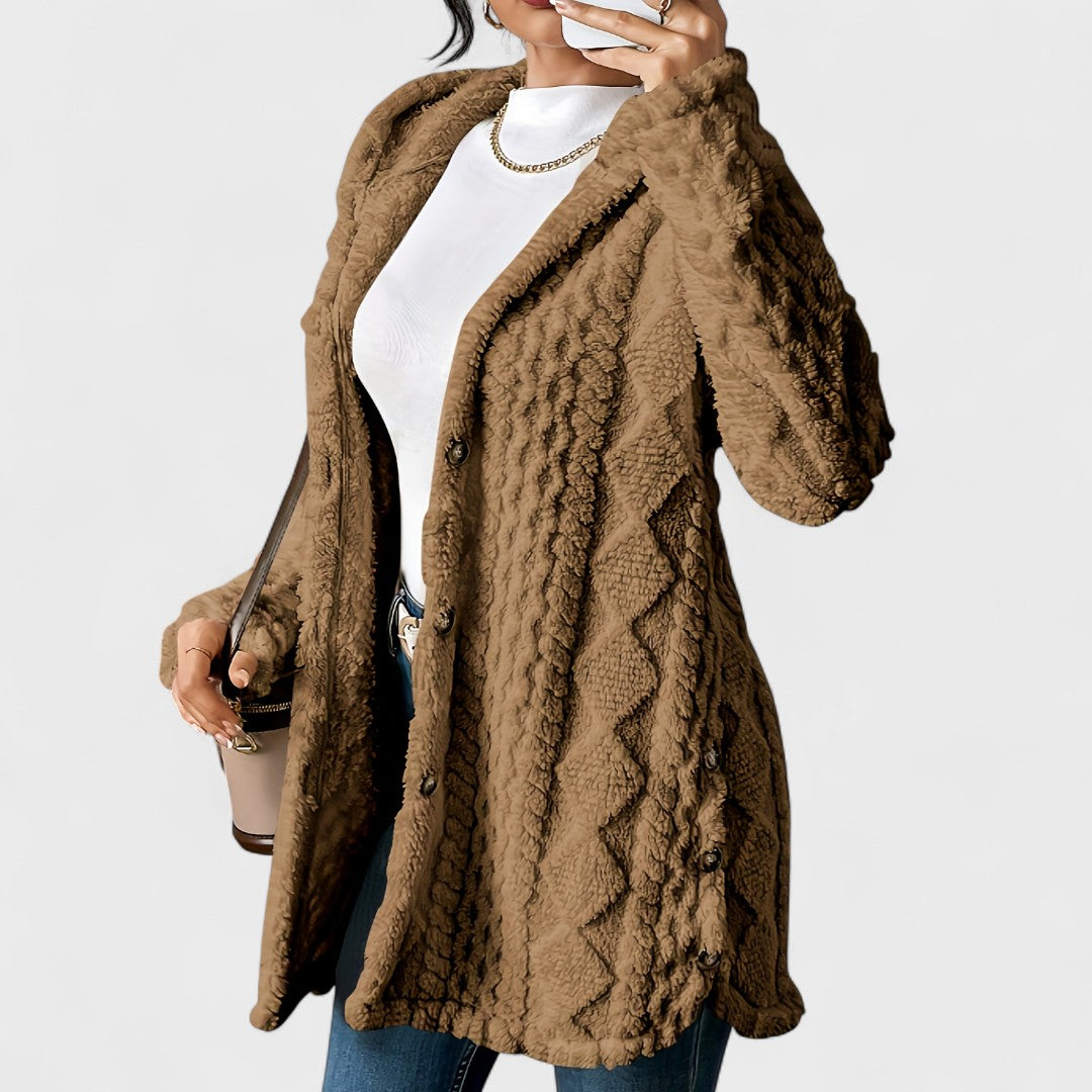 Maison La Veine™ | Cardigan Manteau à Capuche Chic