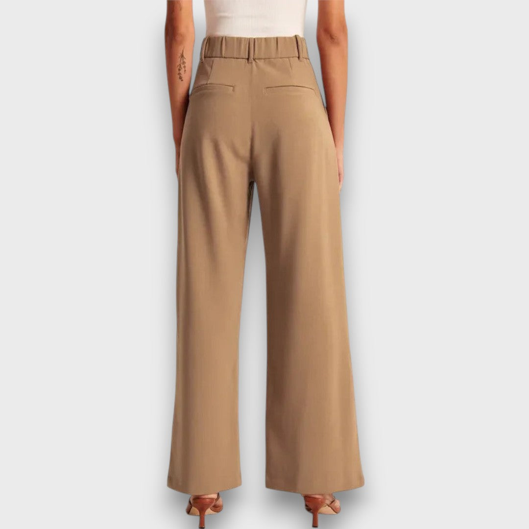 Maison La Veine™ | Pantalons Larges Taille Haute Alva