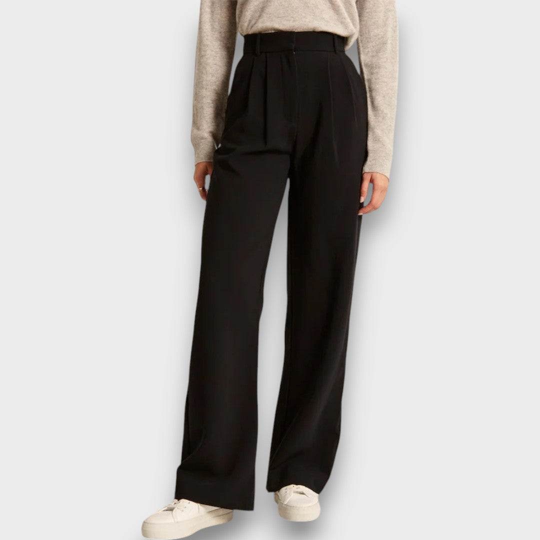 Maison La Veine™ | Pantalons Larges Taille Haute Alva