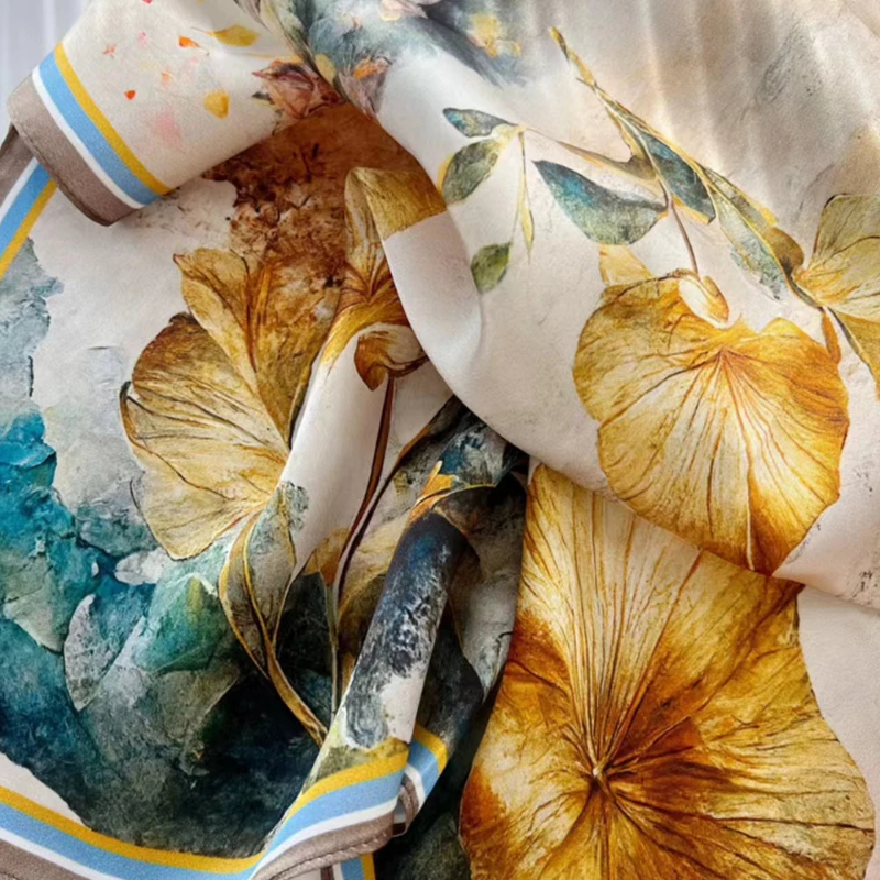 Maison La Veine™ | Foulard Soie Femme Luxe