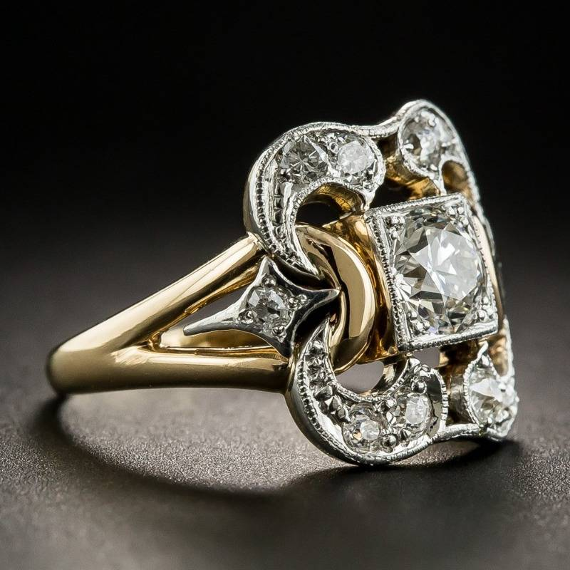 Maison La Veine™ | Bague zircon doré