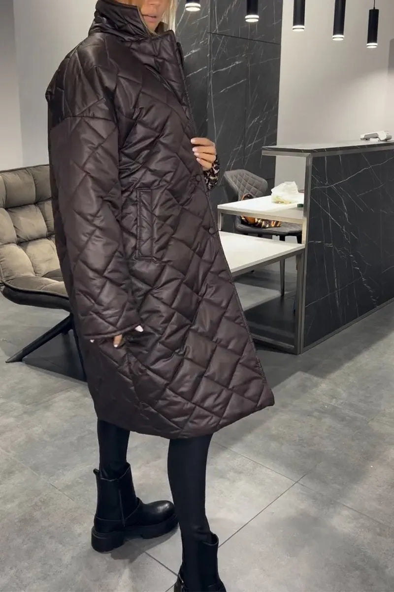 Maison La Veine™ | Manteau Matelassé Réversible Élégant pour Femmes