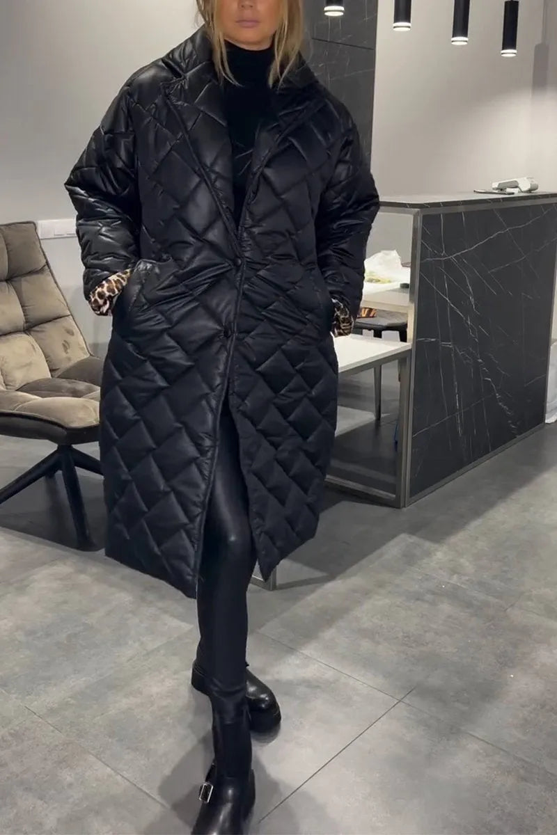 Maison La Veine™ | Manteau Matelassé Réversible Élégant pour Femmes