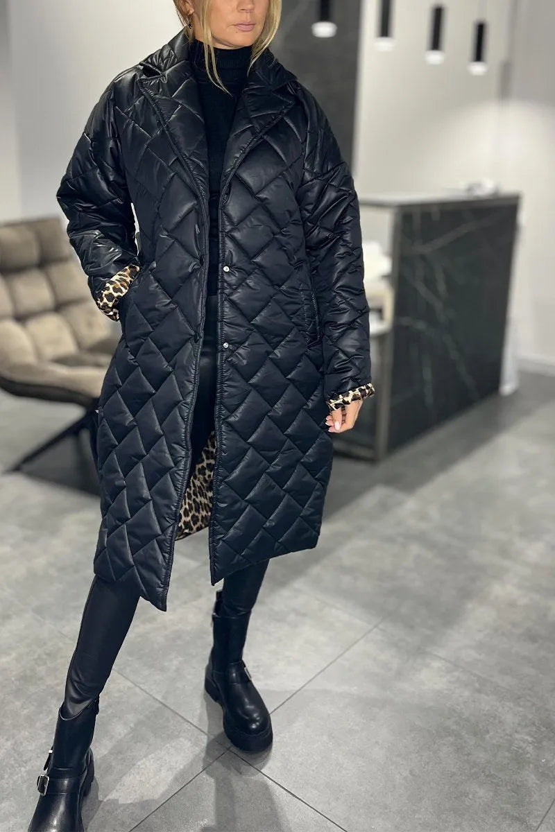 Maison La Veine™ | Manteau Matelassé Réversible Élégant pour Femmes