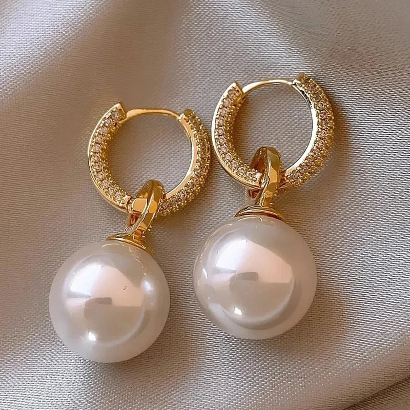Maison La Veine™ | Boucles Élégantes Perle