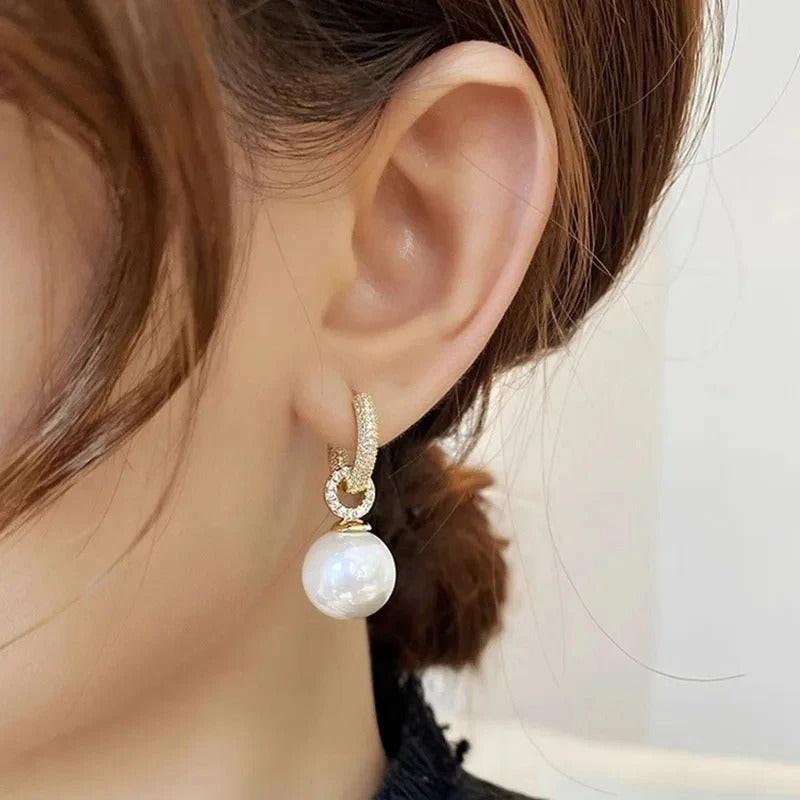 Maison La Veine™ | Boucles Élégantes Perle
