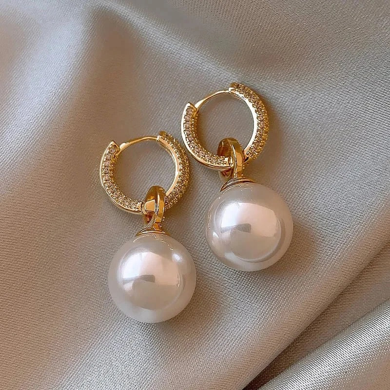 Maison La Veine™ | Boucles Élégantes Perle