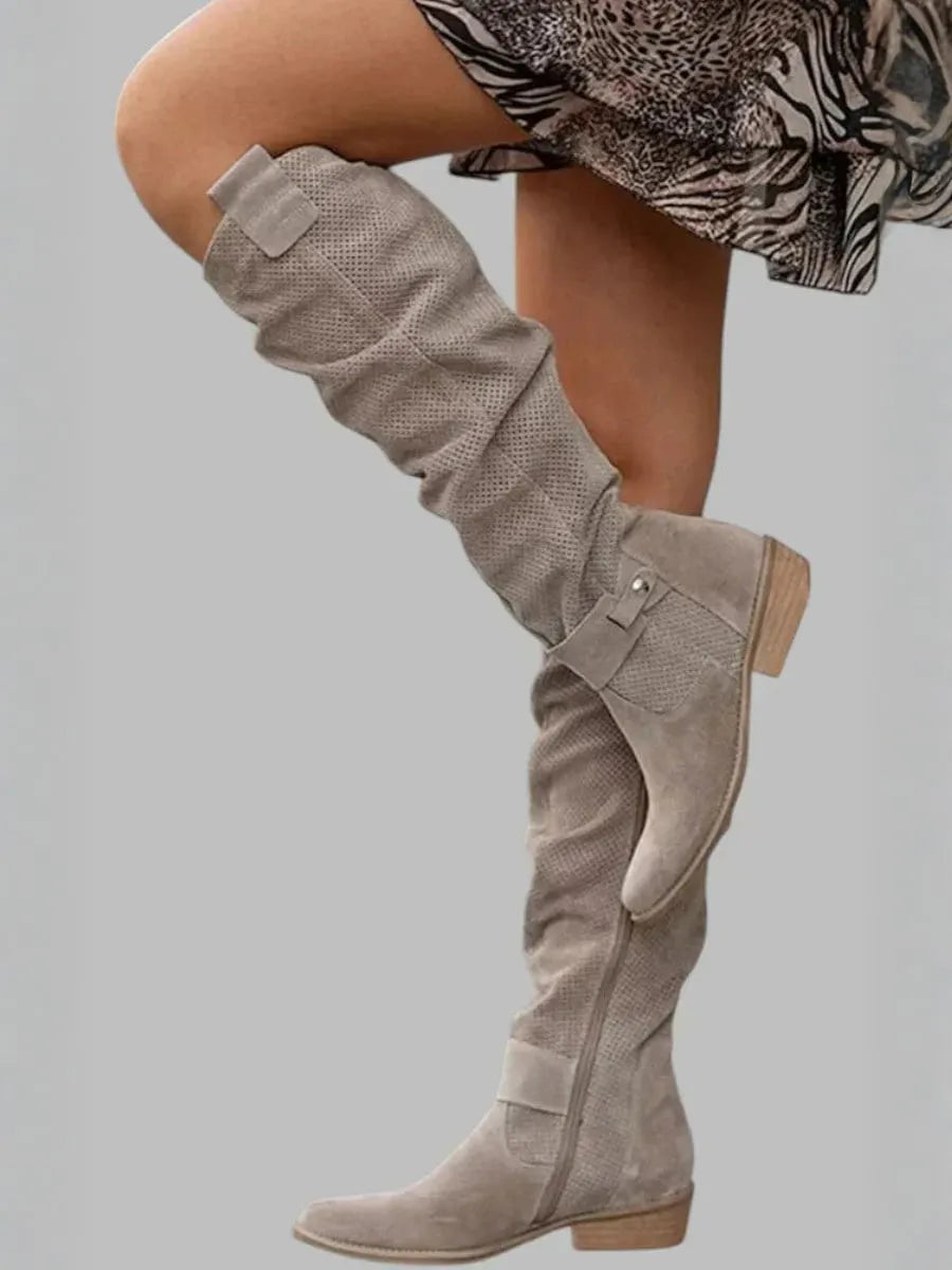 Maison La Veine™ | Style sans effort et confort absolu – Bottes au-dessus du genou
