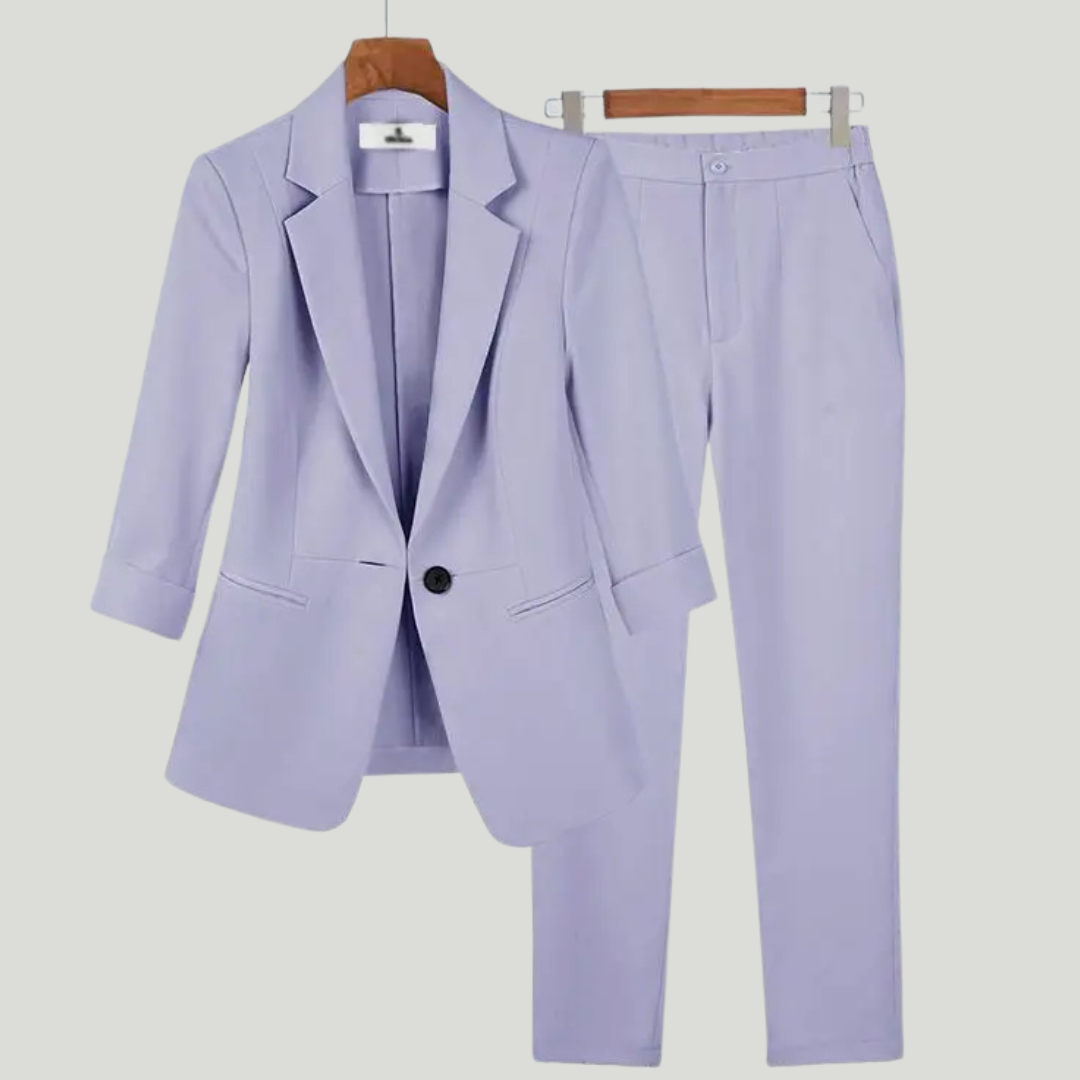 Victoria - Ensemble Tailleur Chic Veste et Pantalon