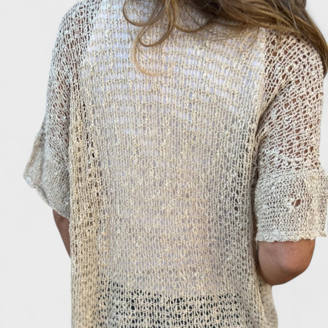 Maison La Veine™ | Haut Uni Femme avec Bouton