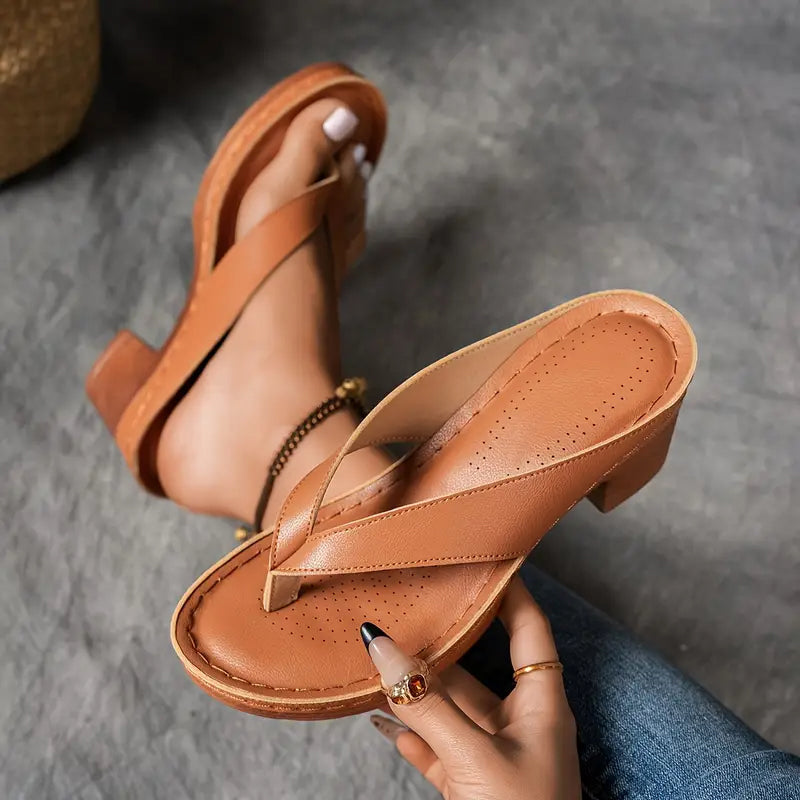 Maison La Veine™ | Sandales Orthopédiques Élégantes à Talon