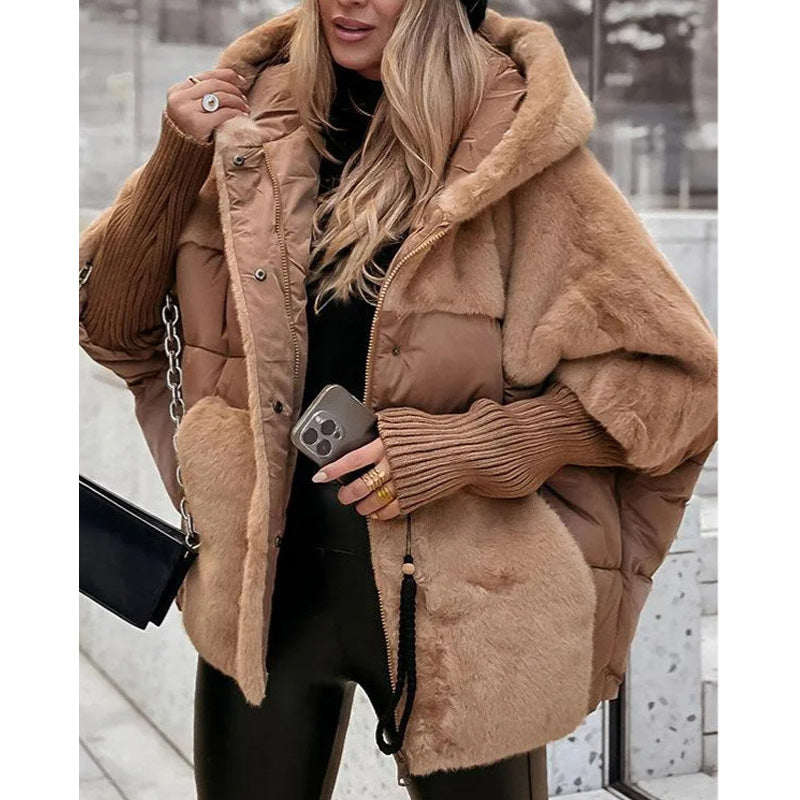 Maison La Veine™ | Manteau puffer patchwork