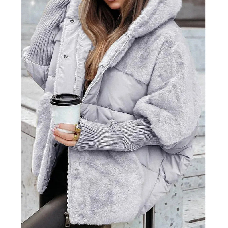 Maison La Veine™ | Manteau puffer patchwork